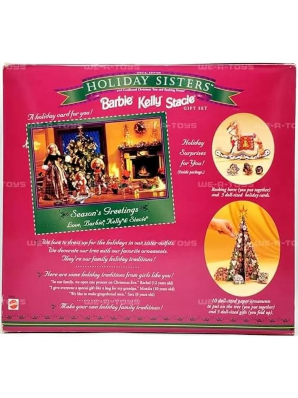 Special Edition Holiday Sisters Doll - 1998 Vintage Collectible Toy